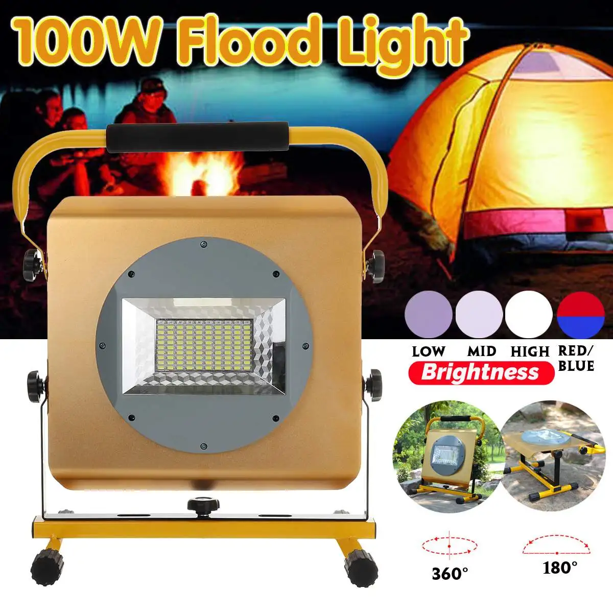 

100W Flood light Ultrathin LED Flood Lights 2400lm IP65 220V LED Spotlight Refletor Outdoor Lighting Wall Lamp Floodlight
