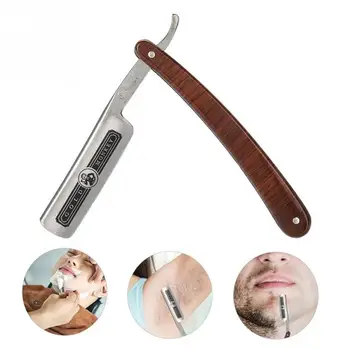 

Professional Folding Hair Cut Barber shaving safety Stainless Steel Beard Shaver Hair Removal Tool
