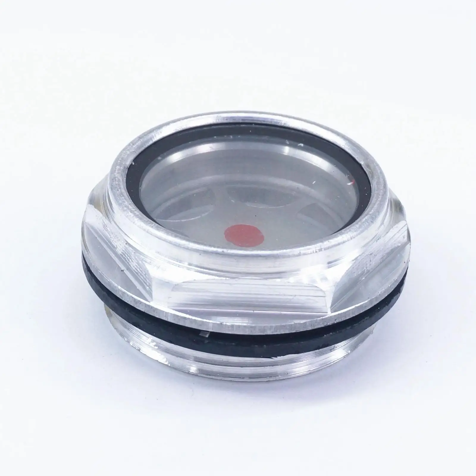 

1-1/2" BSPP Male Aluminum Oil Level Sight Glass Window Hex Head For Air Compressor Gearbox