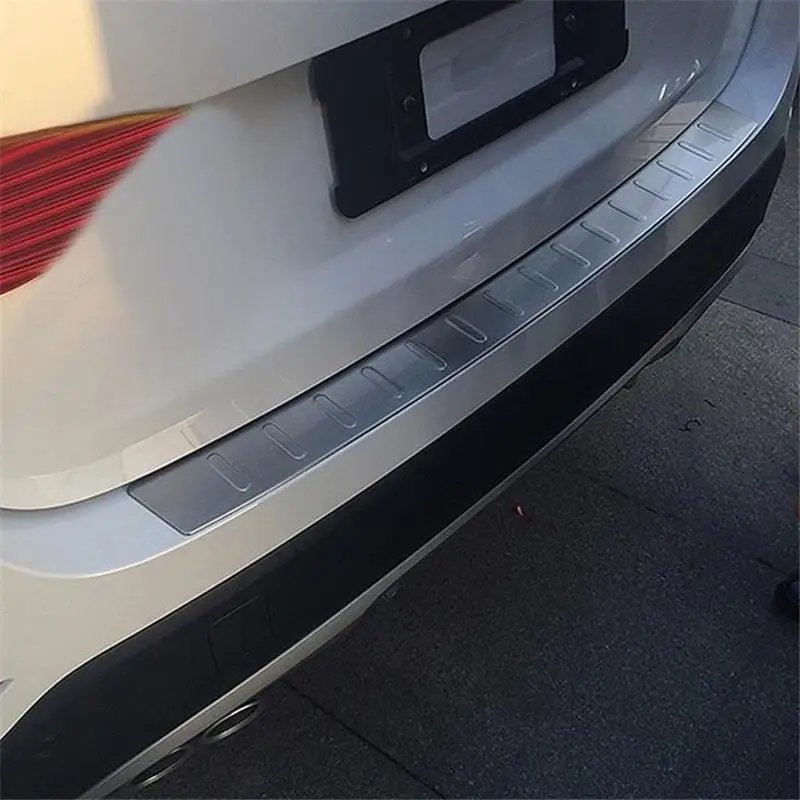 

Chromium Automobile Trunk Rear Panels Exterior Dashing Car Styling Modification Covers Decoration 13 14 15 FOR BMW X1 series