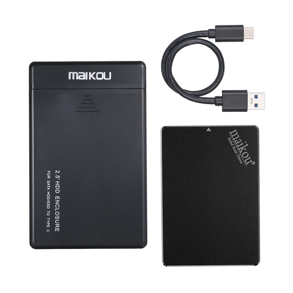 

MAIKOU Mobile SSD 60G/120G/240G/360G/480G/1TB HDD Hard Drive Type-C&USB3.0 Universal for Computer Laptop Android phone