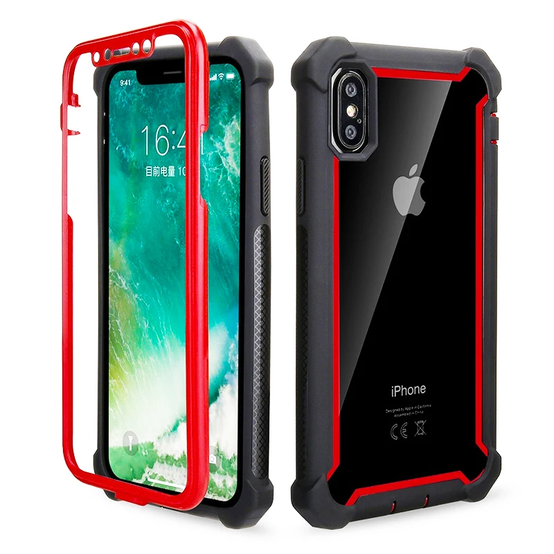Прочный противоударный чехол для iPhone X XS Max XR 6 6S 7 8 Plus|Бамперы| |