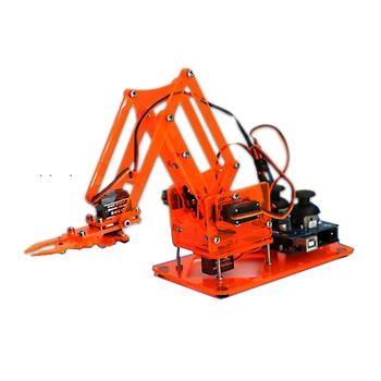 

DIY Colorful Mechanical Robot Arm Kit with Infrared Controller Metal Servo for Arduino
