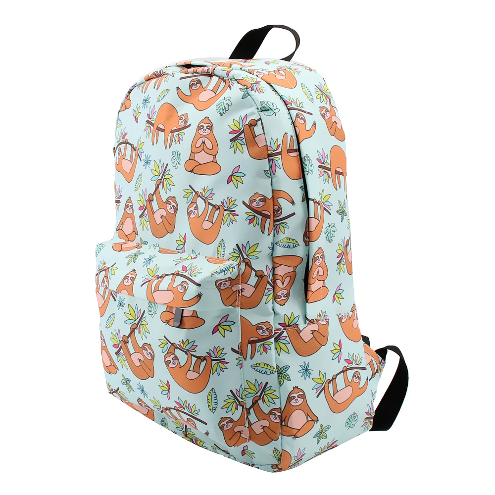 Deanfun على ظهره للفتيات البني الكسل قوس قزح ورقة المياه مقاومة طباعة الظهر في سن المراهقة حقيبة مدرسية السفر 80040 Deanfun على ظهره للفتيات البني الكسل قوس قزح ورقة المياه مقاومة طباعة الظهر في سن المراهقة حقيبة مدرسية السفر 80040