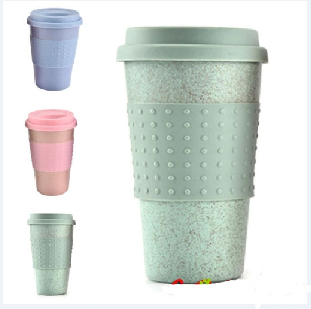 Одноцветные многоразовые стаканчики для кофе, высококачественные Нескользящие Экологичные кофейные кружки для путешествий, легко чистятся