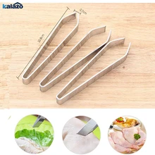 Stainless Steel Fish Bone Remover Pliers Pincer Puller Tweezer Tongs Pick-Up Utensils Kitchen Seafood Tool