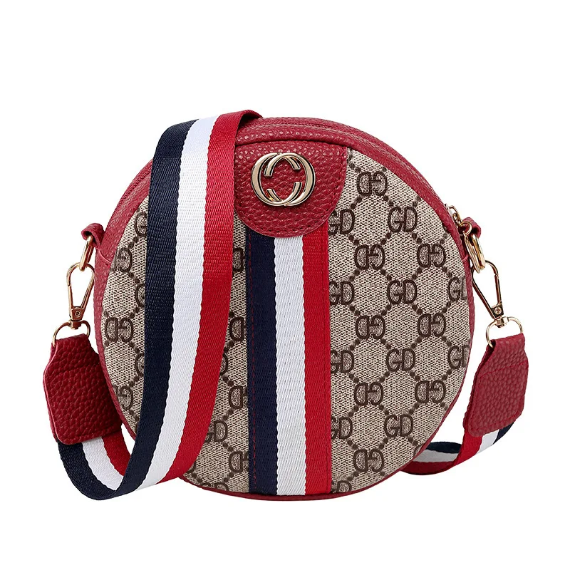

2019Circle Personality Concise Woman Mobile Phone Package Single Shoulder Satchel Trend Small Bag Versatile Zipper Fashion B255