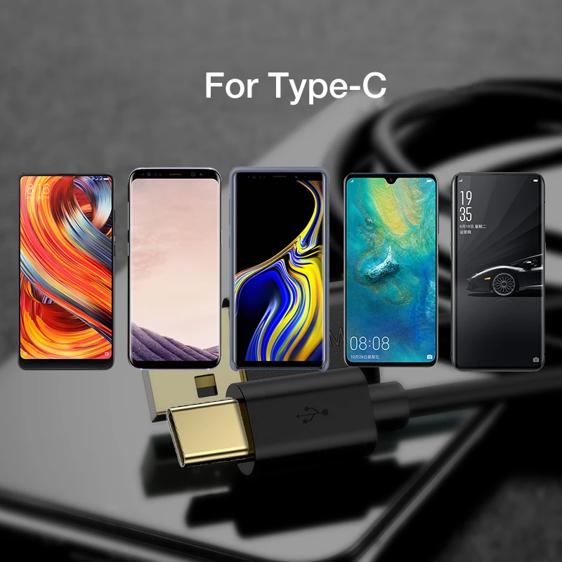 FLOVEME Универсальный usb type-C кабель для samsung S8 S9 S10 3,1 Быстрая зарядка 3 м кабель для передачи данных для Xiaomi Mi9 Redmi Note 7