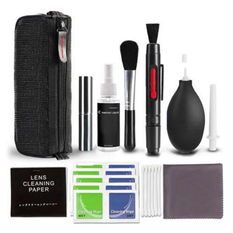 

All In 1 Camera Cleaning Kit Clean Lens Sensor Swab LCD Screen Cleaning Brush Set POST Practical Digital Camera Tools