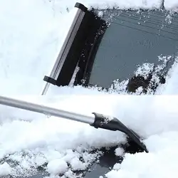 Выдвижной стержень из алюминиевого сплава лобовое стекло снега лопатой скребок ветрового стекла инструмент прибор для чистки окон