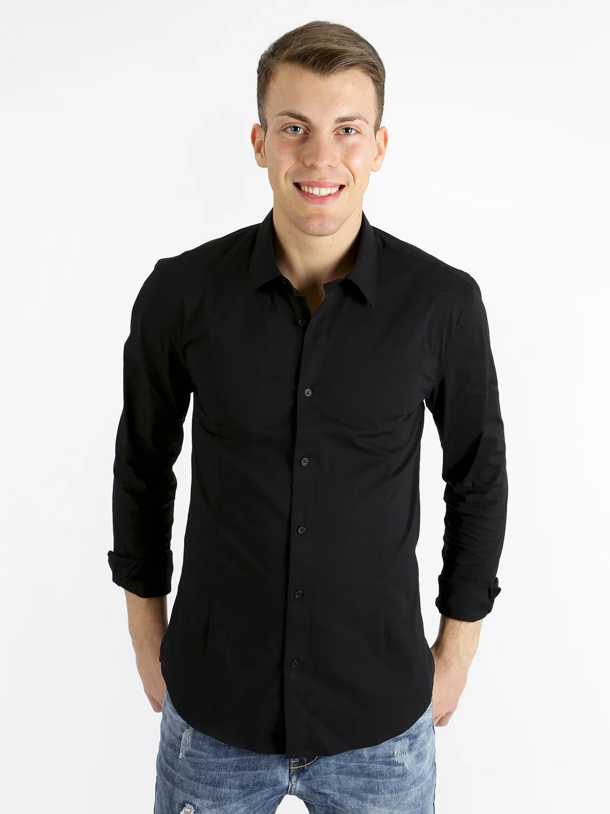 Shirt slim-in Casual Shirts from Men's Clothing on