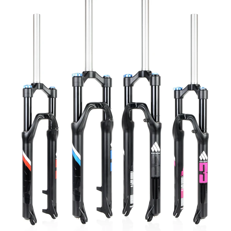 

TG3 fork Mountain bike magnesium alloy sandblasting anode black matt paint Teflon coating compression to lockout Air Suspension