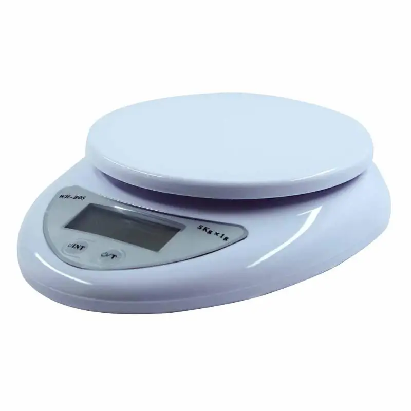 

5000g/1g LCD Display Digital Kitchen Scale Electronic Kitchen Food Diet Scale Weight Tool with Tray Kitchen Measuring Tools
