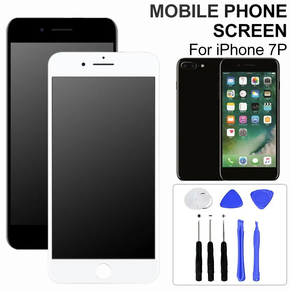 

Touch Screen For IPhone 7Plus Screen HD LCD AAA Quality Assembly 100% No Dead Pixel With Disassembly Kit