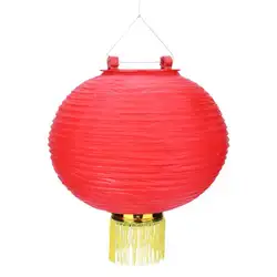 Водонепроницаемый светодиодный китайский фонарик на солнечной батарее праздничные вечерние садовые подвесные светильники