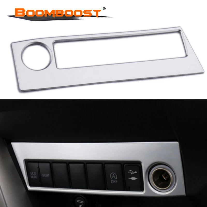 

auto accessories For Toyota RAV4 2013 2014 2015 2016 Car Cigarette lighter cover stainless steel interior trim
