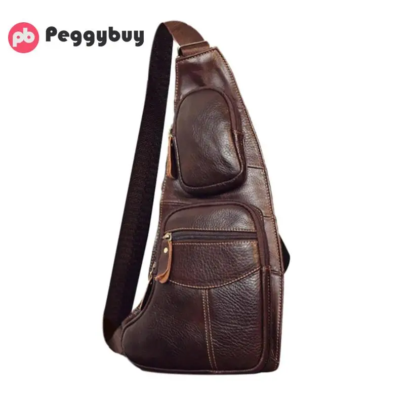 جلد طبيعي الخصر أكياس crossbody أكياس للرجال الكتف حزام أكياس السفر الصدر الهاتف الحقيبة الخصر الصدر حزم Bolsas محفظة جديد
