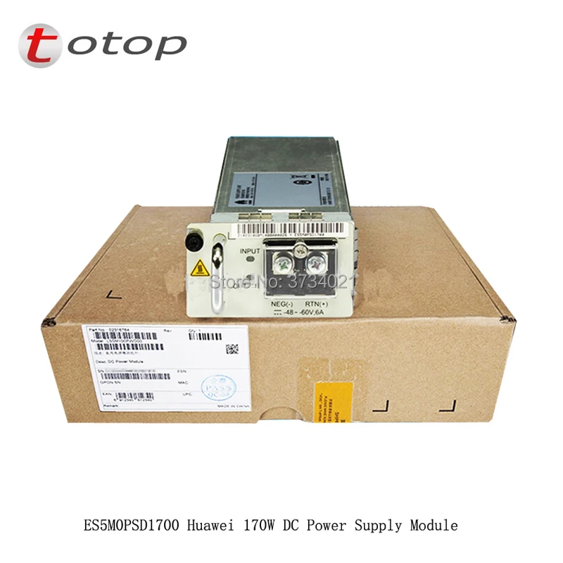 

ES5M0PSD1700 Huawei 170W DC Power Supply Module use for S5700series or S6720S-26Q-EI-24S