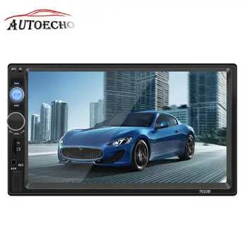 

2DIN Car MP5 FM Player 7" HD Touch Screen With Bluetooth Handsfree IOS/Android Phone Mirror Link Radio Reversing Monitor Camera