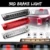Nuovo 3 di Colore Dell’automobile LED Luce Freno Posteriore Della Coda di Arresto Luce Luce Rossa di Coda Lampada Blub Per 2009-2017 per Dodge Ram 1500 2010-17 2500 3500