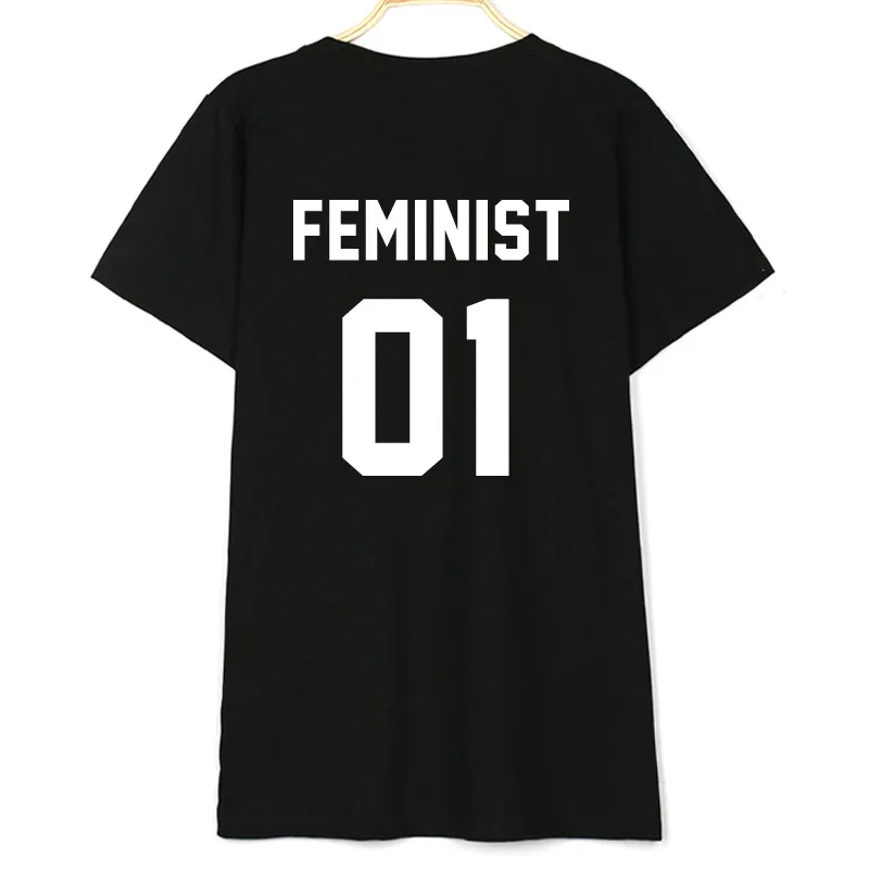 Дропшиппинг Feminist 01 рубашка Феминистская футболка повседневные топы с короткими