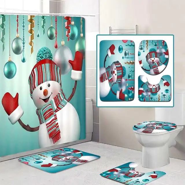 Merry Christmas Bathroom Set 3