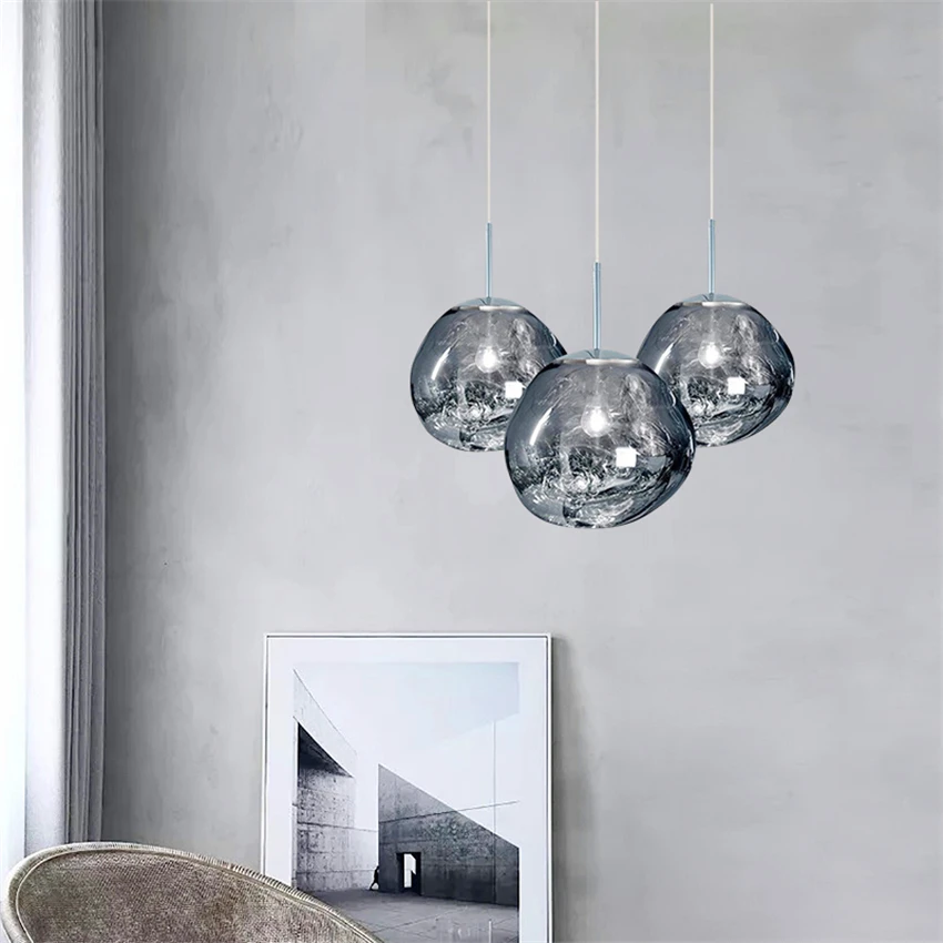 

Modern Living Room LED Chandelier Custom Height Lava Tom DIXON Melt Lava Interior Deco Pendant Lamp Light Kitchen Fixtures Avize