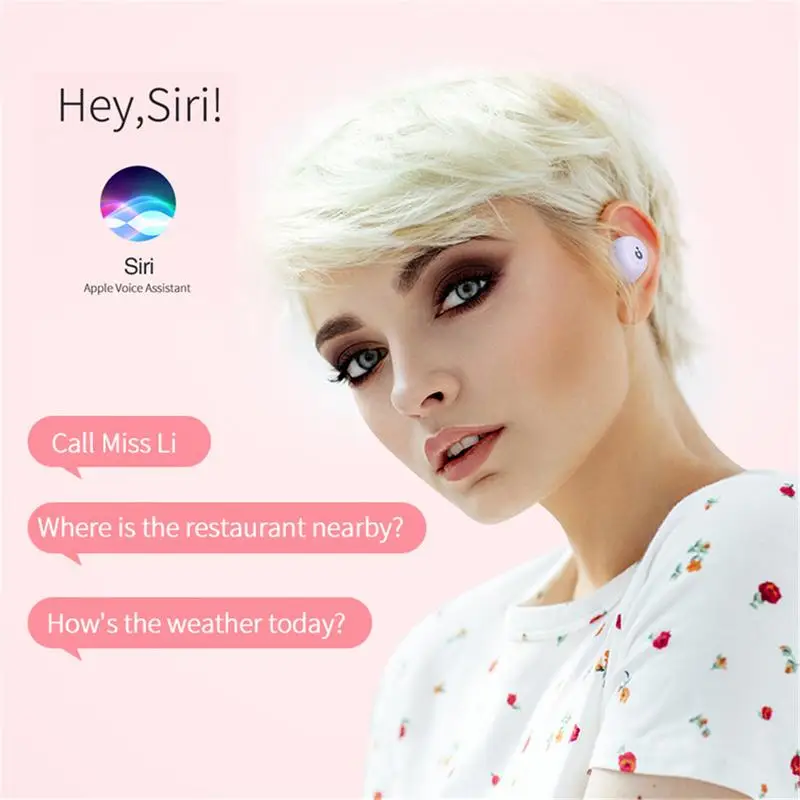 Беспроводные Мини Bluetooth Игровые наушники Stealth Touch TWS Handsfree Call портативные