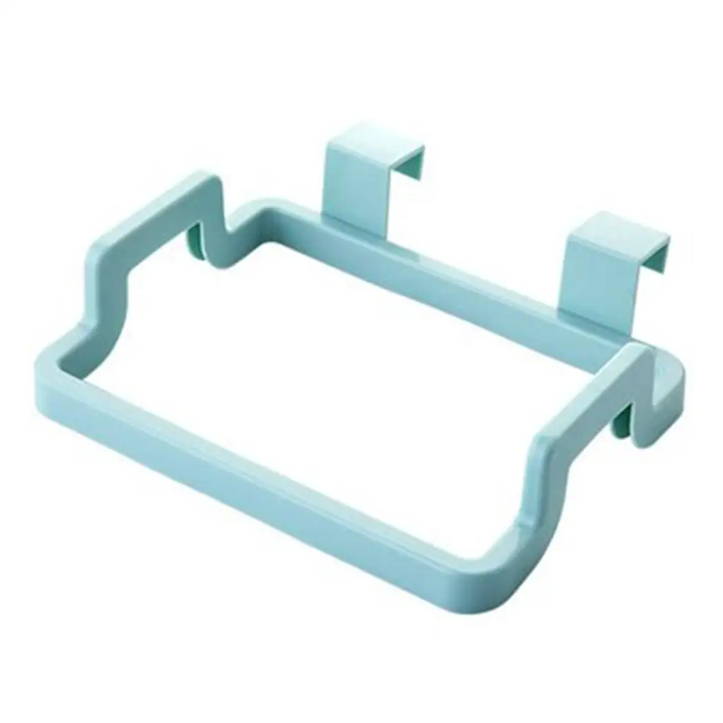 

Durable Portable Kitchen Door Hanging Rack Garbage Pink, Green, Blue, Beige Bags Holder