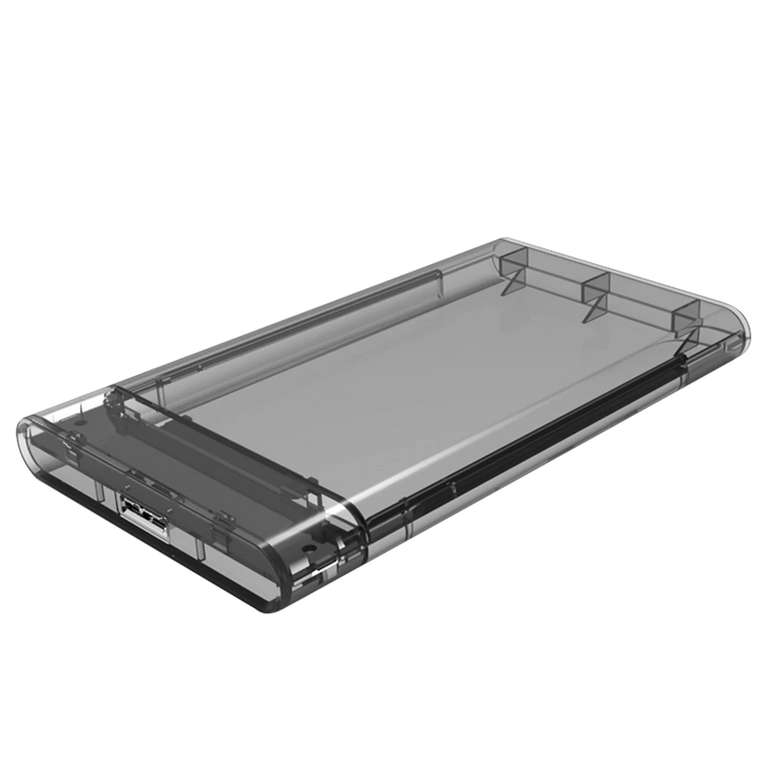 Прозрачный чехол Besegad для внешнего жесткого диска 2 5 дюйма 7 мм 9 SSD SATA HD HDD корпус USB