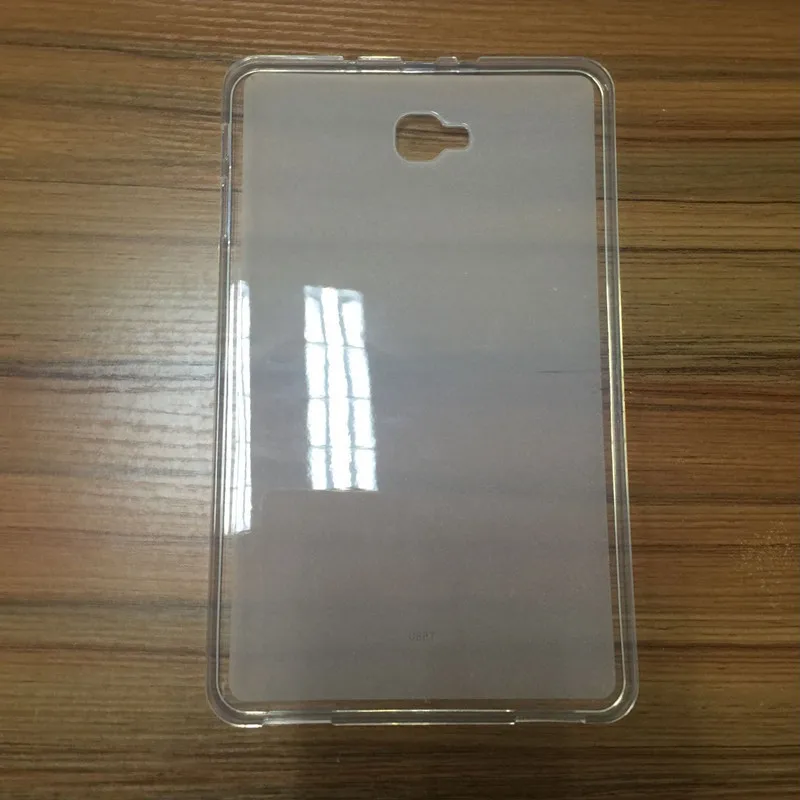 

Tab A6 SM-T580 T585 T587 Case For Samsung Galaxy Tab A 10.1 T580 Cover 360 Full Protective Soft TPU Cover Clear Back Slim Cases
