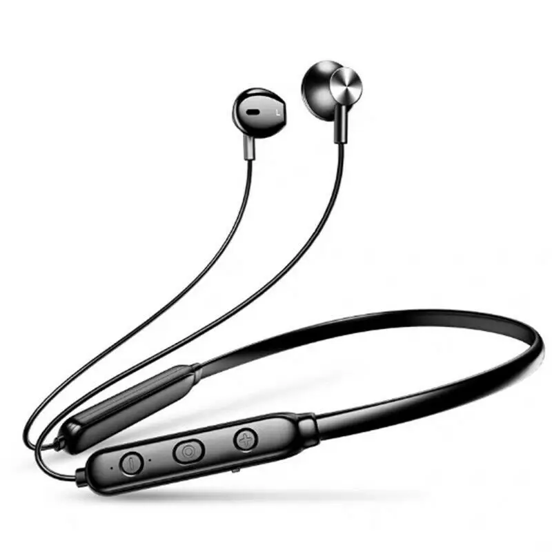 

Neckband Wireless Headphones Sport Bluetooth V5.0 Headset Earbuds Twins In Ear Earphone for Mobile Phones Tablets