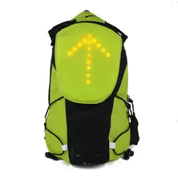 Открытый Водонепроницаемый спортивная сумка светодио дный указатель поворота светоотражающий жилет рюкзак путешествия/ноутбук/школьная
