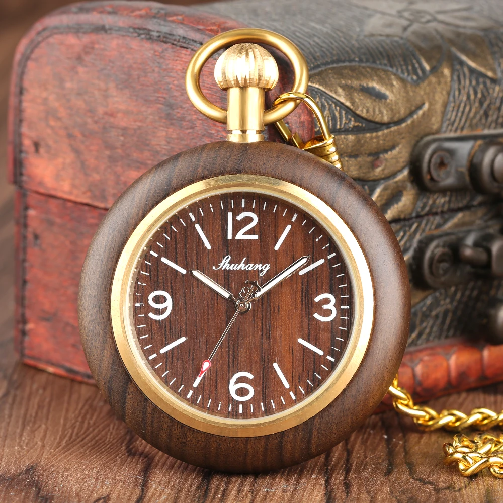 Кварцевые деревянные карманные часы для любовника, арабский и Римский цифровой деревянные карманные часы es для человека, спортивные карманные часы для женщин для мужчин