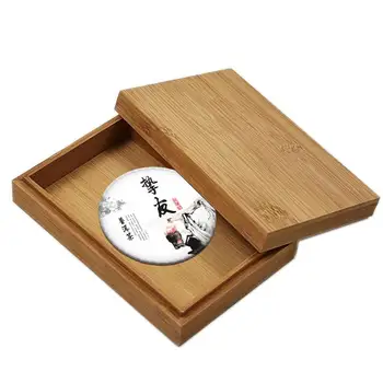 

Bamboo Box Creative Desktop Organizer Wooden Storage Box Tea Bamboo Packing Box