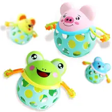 Hand Grasping Hole Bell Ring Ball Cute Animal Teether Rattle Toys for Kids Hand Grasping Hole Bell Ring Ball Cute Animal Teether Rattle Toys for Kids