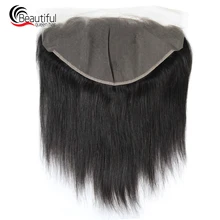 Красивые queen индийские шнурка человеческих волос фронтальной 13x6 прямо 130% плотность предварительно вырезанные Волосы remy часть натуральный Цвет