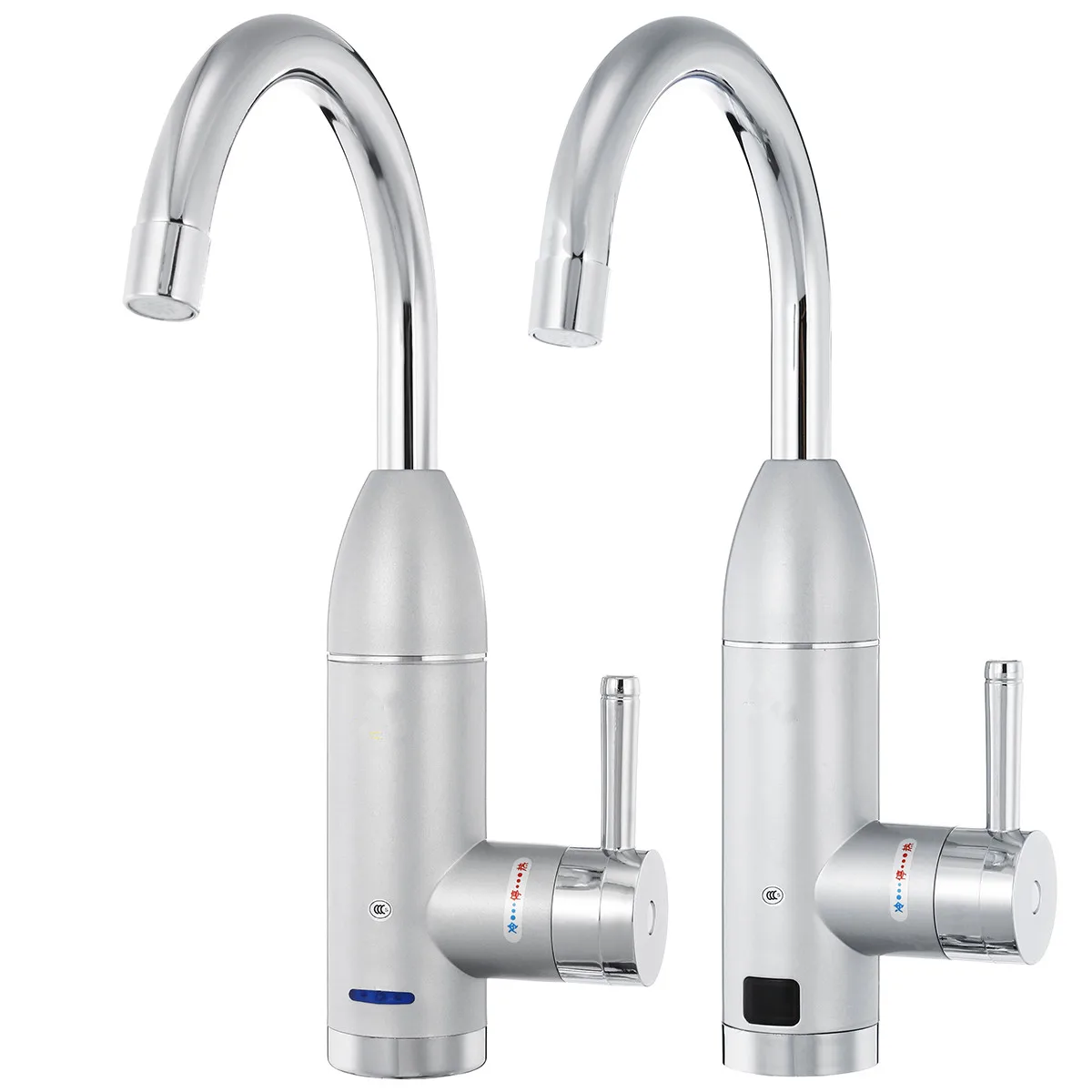 

360 Degree Adjustable Electric Hot Water Heater with LED Digital Display Electric Water Heater Home Faucet Kitchen Water Heater