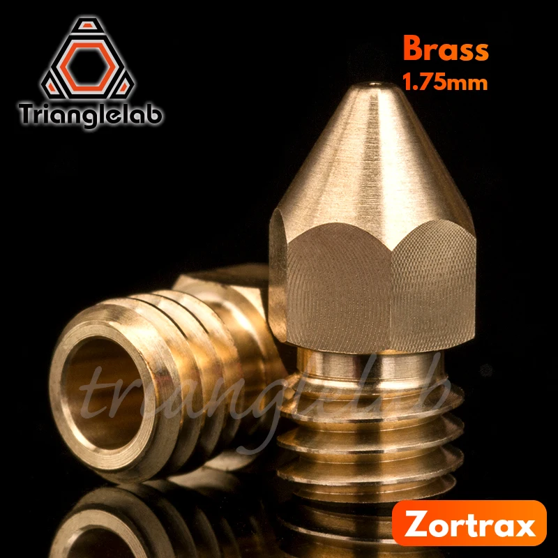 Trianglelab супер высокое качество Zortrax латунная насадка для Hotend комплект Zortrax M200 M300 3D принтер 1,75 мм Резьбовая Резьба M6 экструдер