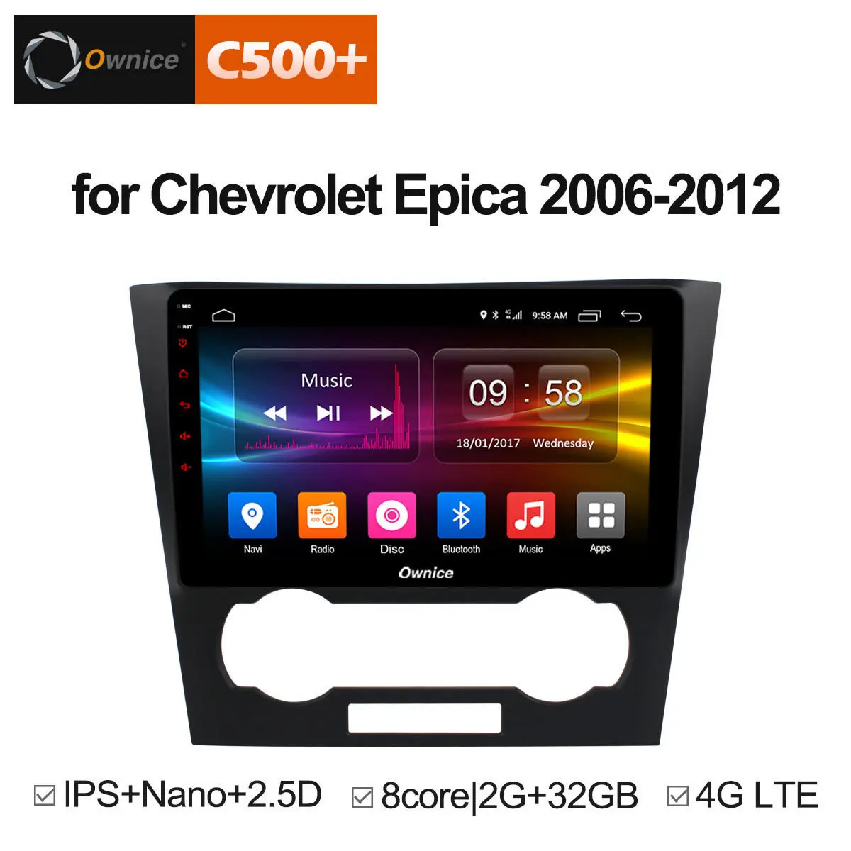 

Android Car DVD Radio GPS Auto Audio Stereo Intelligent Multimedia Player For Chevrolet Epica 2006 2007 2008 2009 2010 2011 2012