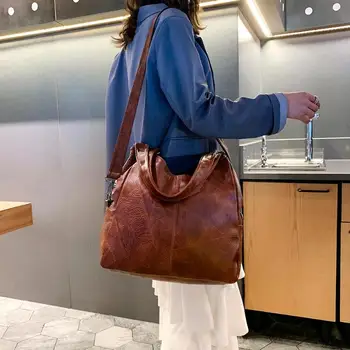 

Women Handbag Special Offer PU Leather bags women messenger bag/ Splice grafting Vintage Women Shoulder Bags