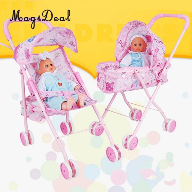 Poussette Pliante pour Bébé, Jouet de Simulation de Meubles, pour Reborn  Butter MellChan, Poupées pour Enfants - AliExpress