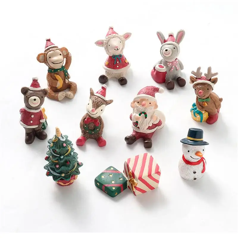 

Looking Up At The Sky Mini Animals Small Ornaments Girls Children's Room Decorations Resin Christmas Gifts Gifts