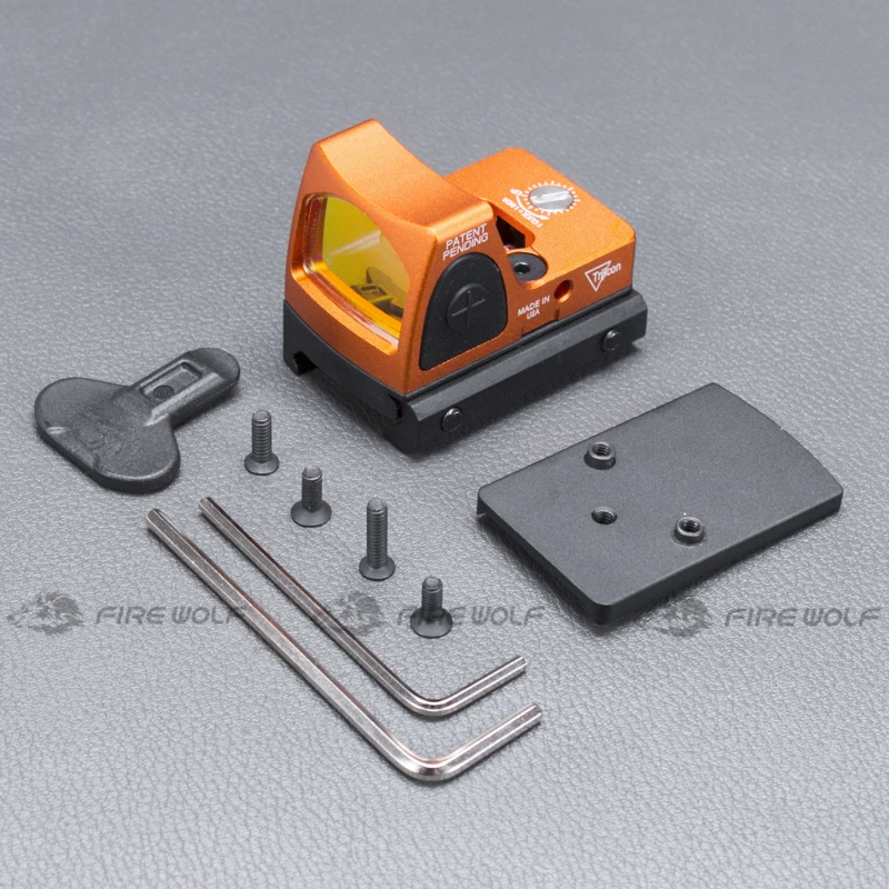 Mini RMR Red Dot Sight Collimator Glock/Rifle Reflex Sight Scope fit 20mm Weaver Rail Voor Airsoft/ hunting Rifle/ Handgun Mini RMR Red Dot Sight Collimator Glock/Rifle Reflex Sight Scope fit 20mm Weaver Rail Voor Airsoft/ hunting Rifle/ Handgun