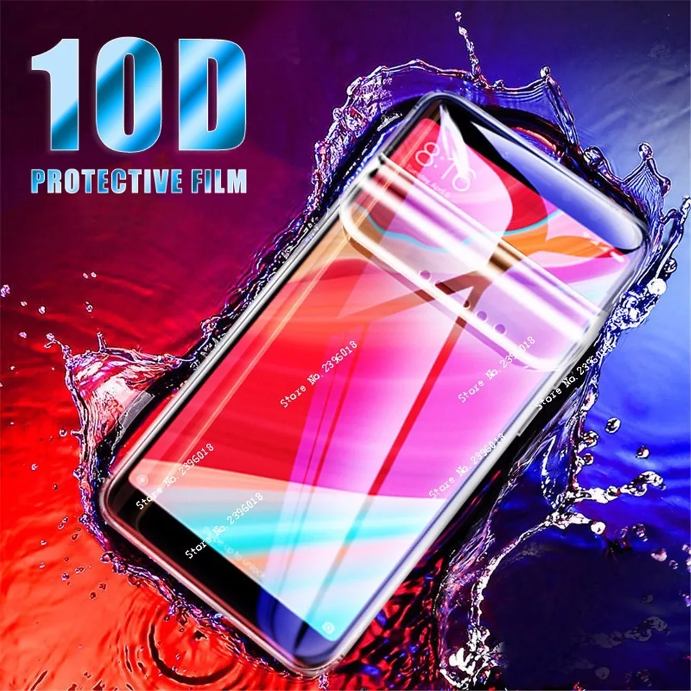 Гидрогелевая пленка 10D для Xiaomi RedMi Note 4 4X 5 6 7 Pro Redmi 6A полное покрытие мягкая защита