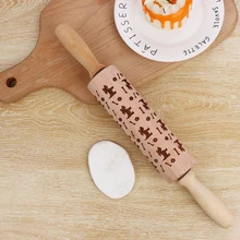 Рождественская Снежинка elanden тисненая Скалка печенье, выпечка лапша бисквит Фондант пирог deeg похоронены ролик rendier прокатки