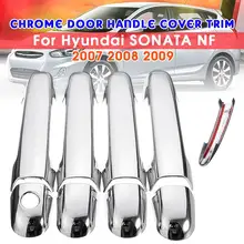 Per Hyundai SONATA NF Elantra Avega per Dodge 2007 2008 2009 8 pcs del Bicromato di Potassio Dell’automobile Maniglia di Portello Della Copertura Trim Kit esterno Maniglie Delle Porte