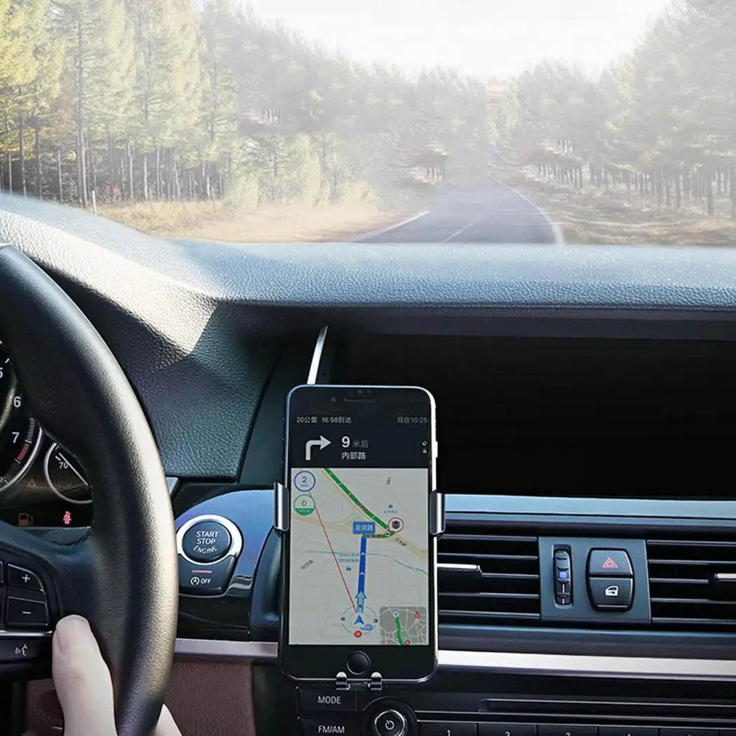 Поворотный Автомобильный держатель телефона для в автомобиль общие Air Vent клип