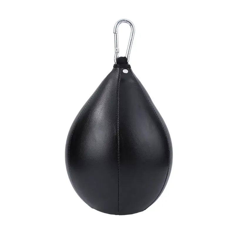 Боксерский мешок груша Форма из искусственной кожи Скорость мяч поворотный Боксерский Мешок Тренировки Скорость тренировочный мяч Скорость сумка