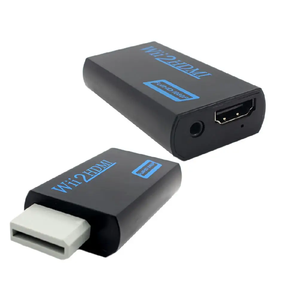  Full HD 720P 1080P Wii a HDMI Adattatore Convertitore di Supporto 3.5 millimetri Audio Wii Adattato